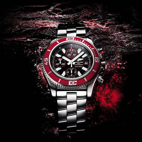 breitling superocean chronograph ii red|Breitling Superocean 44 automatic chronograph.